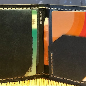 Handgefertigtes Kartenetui aus Leder | Authentische Geldbörse aus echtem Leder | Minimalistisches Kreditkartenetui
