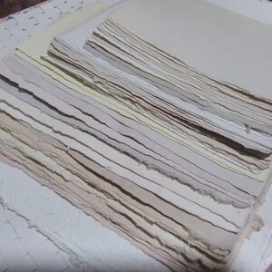 Cotton - Handmade Deckle Edge Paper – Porridge Papers