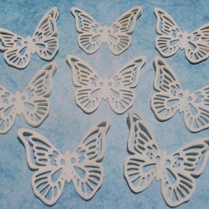 Mariposas x intrincados adornos troquelados, arte de pared, decoración