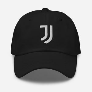 Juventus Badge Embroidered Baseball Cap | Adjustable Unisex Fan Hat | Bianconeri Gear