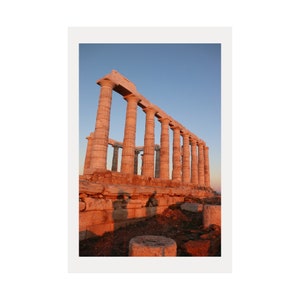 Athens Greece Photography Print 13 - Greek Temple Print, Colour Travel Photograph, Travel Poster, Wall Art, Home Decor, Gift, History Print