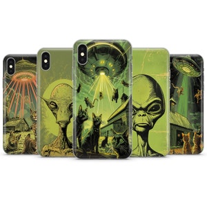 UFO CAT phone case Alien aesthetic phone case cover for Pixel Samsung iPhone Huawei 11 12 13 14 6 22 23 Ultra Fe Pro Max 15 16 Z79