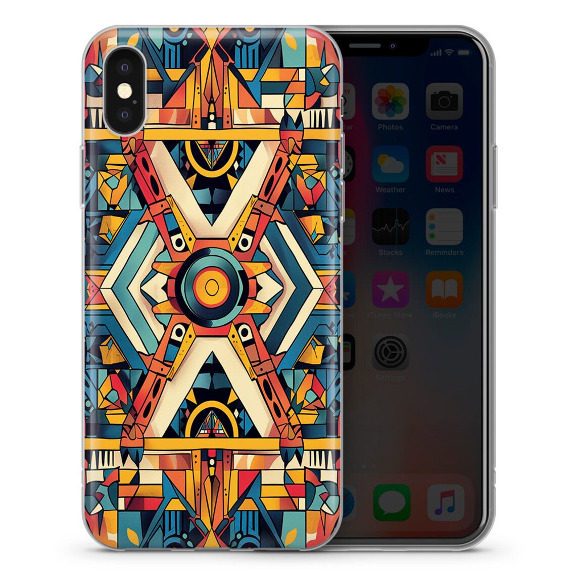 N SYMBOL - NUBIAN BLACK - PHONE CASE / WHT main image 0