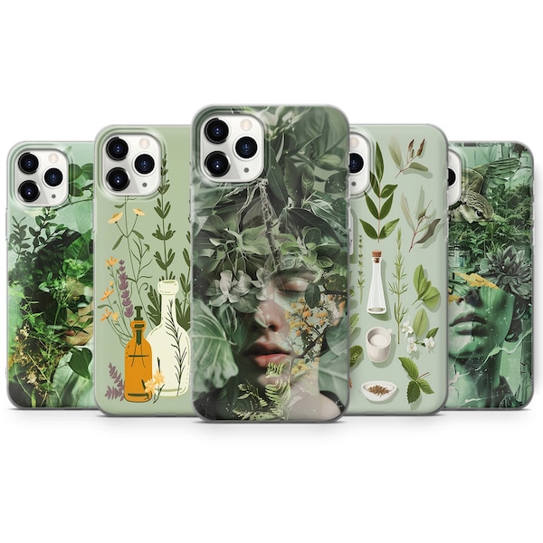 SAGE GREEN phone case HERBALISM theme phone case phone case cover for Pixel Samsung iPhone Huawei phone Z52