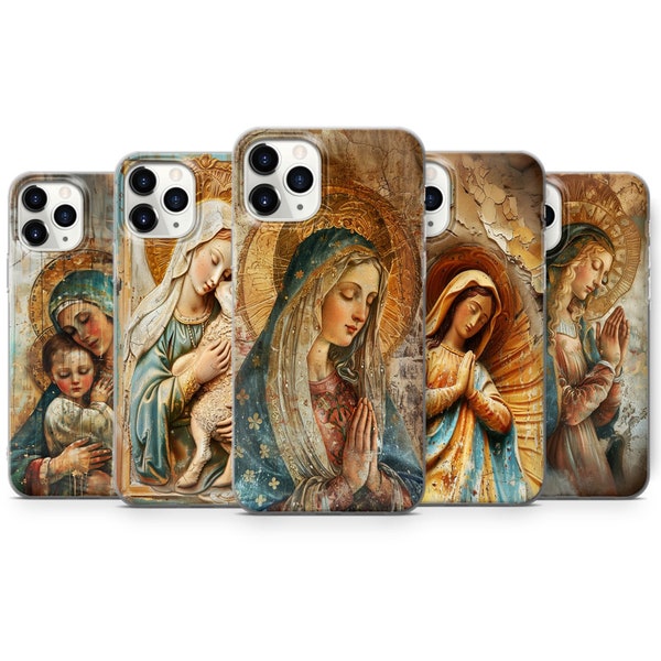 VIRGIN MARY phone case Virgin Mary aesthetic phone case cover for Pixel Samsung iPhone Huawei phone Z59