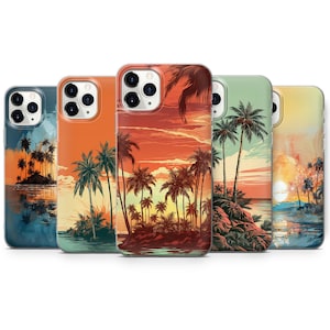 PALM TREE Sunset phone case cover for Pixel Samsung iPhone Huawei 11 12 13 14 6 22 23 Ultra Fe Pro Max 15 16 Z6