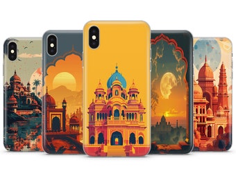 Mughal Indian Art Phone Case, TPU Cover