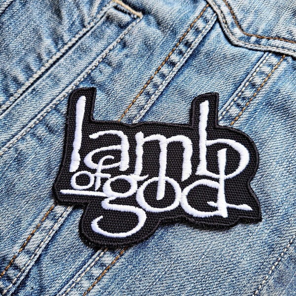 Lamm Gottes Stickerei gestickt Aufnäher Badge Applikation Aufbügler