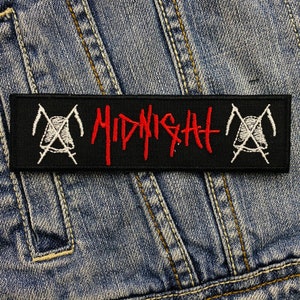 Midnight Embroidered Patch Badge Applique Iron on