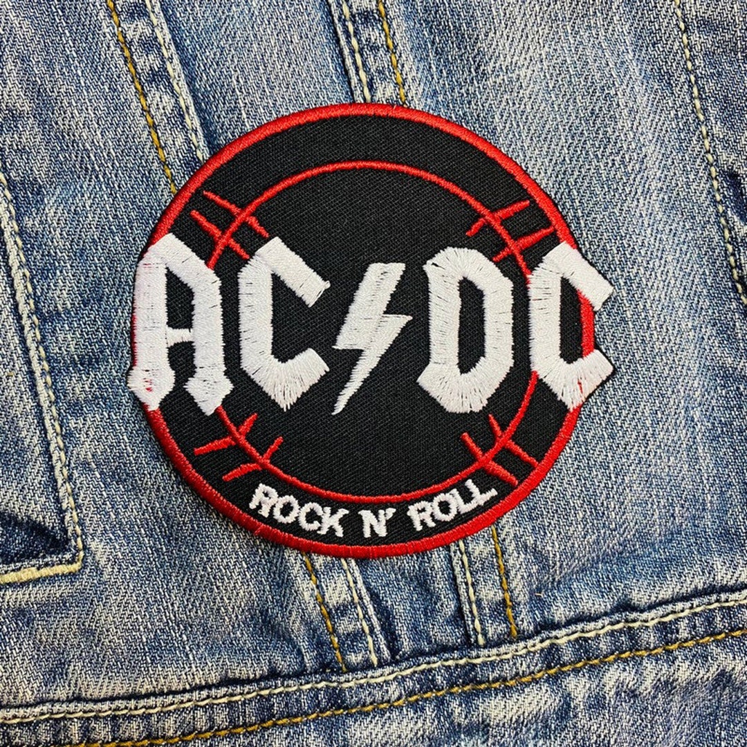 Acdc Ac Dc Band 10 Embroidered Patch Badge Applique Iron On - Etsy