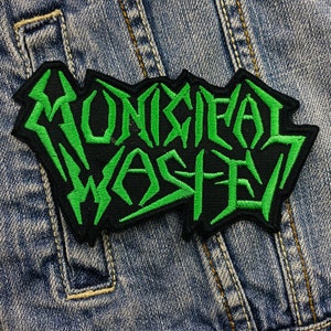 Municipal Waste Crossover Band 382632 Embroidered Patch Badge Applique Iron on