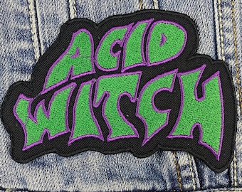 Acid Witch 2 Embroidered Patch Badge Applique Iron on