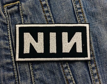 Nin (Nine Inch Nails) Embroidered Patch Badge Applique Iron on