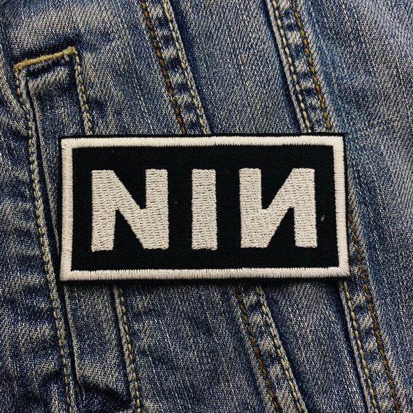 Nin (Nine Inch Nails) Embroidered Patch Badge Applique Iron on