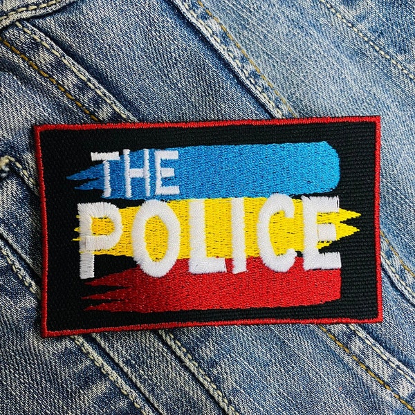 The Police (3) Embroidered Patch Badge Applique Iron on