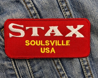 Stax Record Label 383088 Embroidered Patch Badge Applique Iron on
