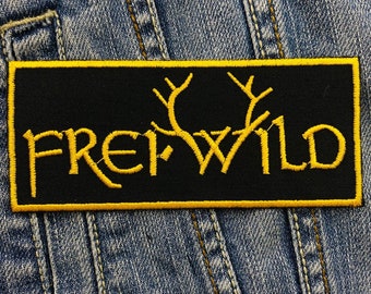 Freiwild gestickter Aufnäher Badge Applikation zum aufbügeln