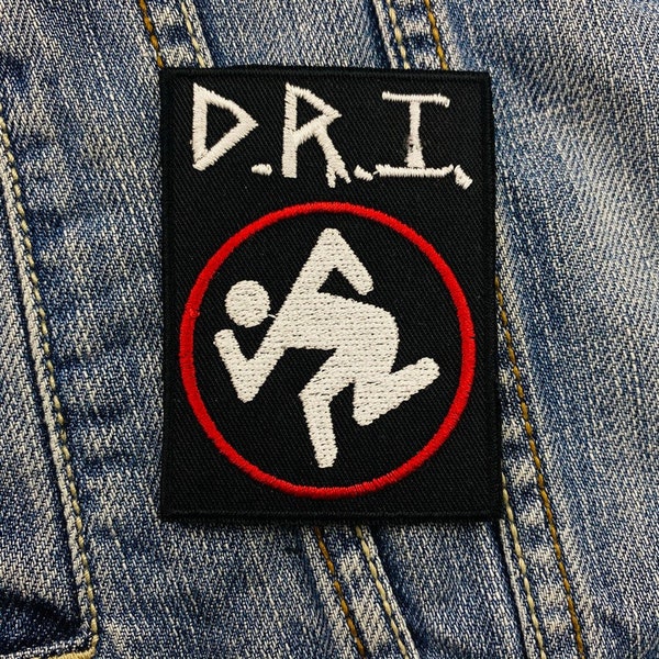 D.R.I Dirty Rotten Imbeciles (4) Embroidered Patch Badge Applique Iron on