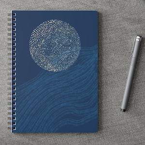 Spiral Notebook Journal, To Do List Notepad, Lined or Dot Grid, A5, Gift for Her / Women / Friends