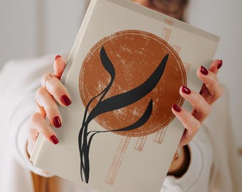 Lined Journal / Note Book / Planner, Hardcover, A5, Wellness / Gratitude / Writing Journal