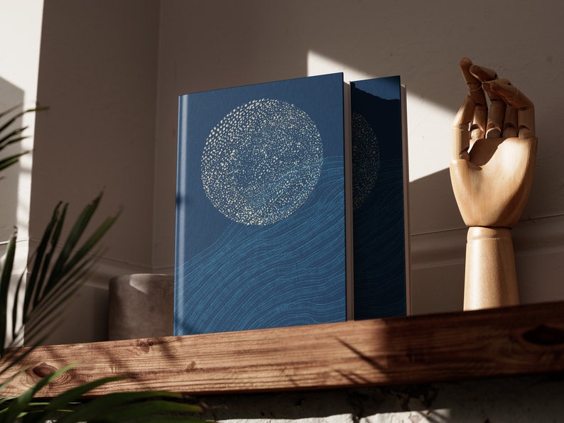 A5 Sketchbook / Notebook / Journal - Hardcover Plain, Blank Paper or Lined, Ruled - Vegan Friendly Student Gift image 1