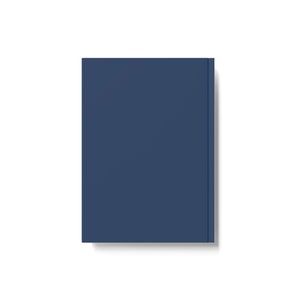 A5 blue notebook