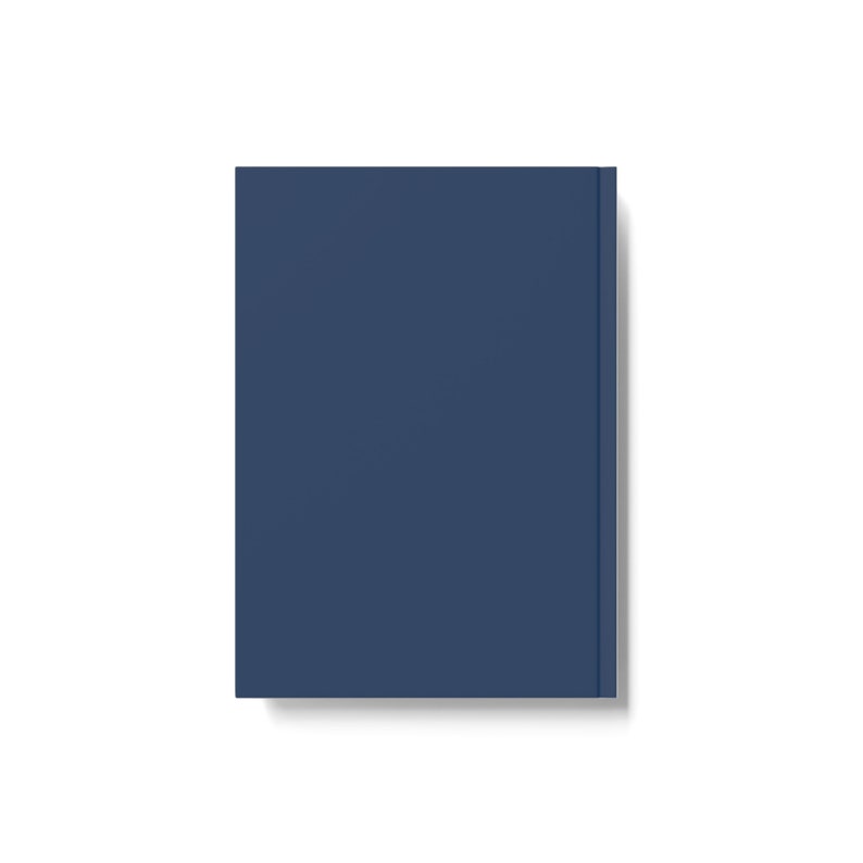 A5 blue notebook