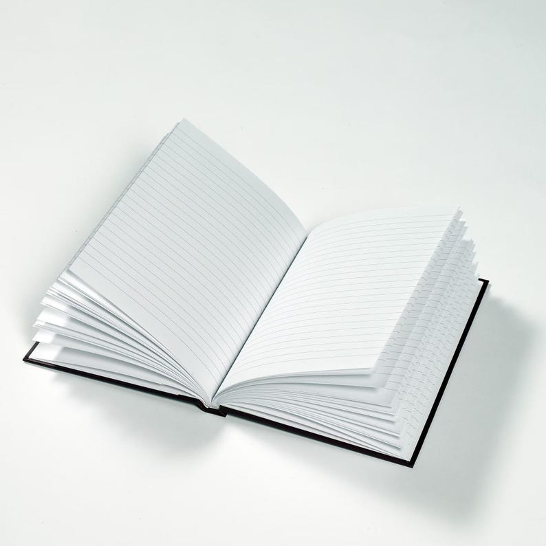 Lined / ruled A5 journal notebook