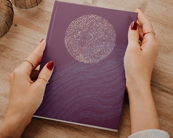 Sketchbook / Art Journal, Blank Paper, A5, Hardcover, Gift for Her