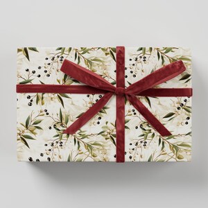 Carta da regalo Vischio - Carta da regalo di alta qualità, collezione natalizia, regalo festivo, design vintage, carta da regalo per le feste