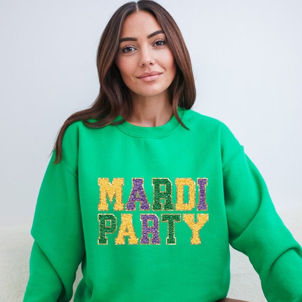 vintage mardi gras sweatshirt