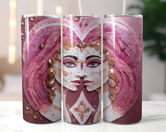 Gemini Tumbler Wrap, Zodiac Sign PNG, 20oz Wrap Tumbler, Zodiac Tumbler Wrap, Astrology Gemini Tumbler, Gemini Zodiac PNG, Gemini Artwork