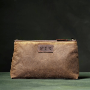 Personalized Pencil Bag Pencil Holder, Slim Pencil Case, Accessory Bag, Monogrammed Bag