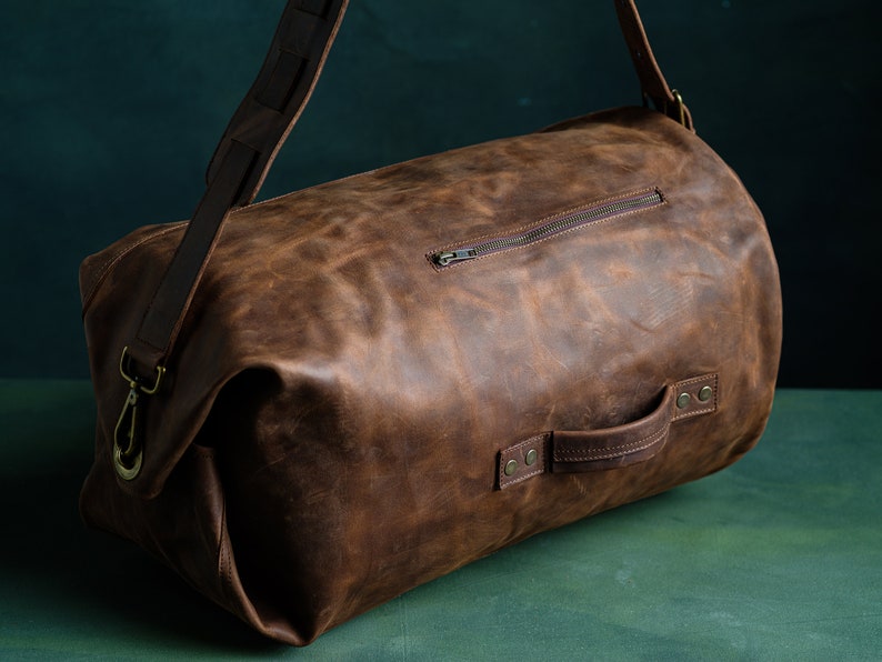 Saddle Leather Duffel Bag