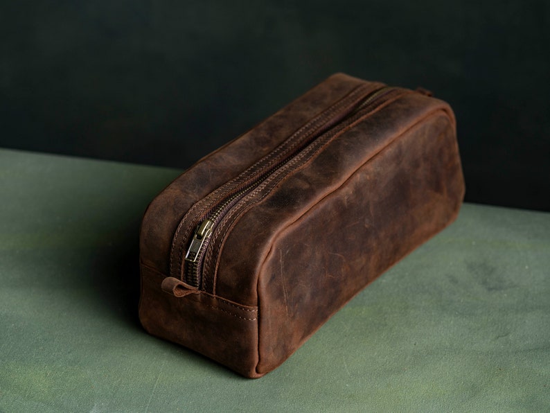 Brown Dopp Kit