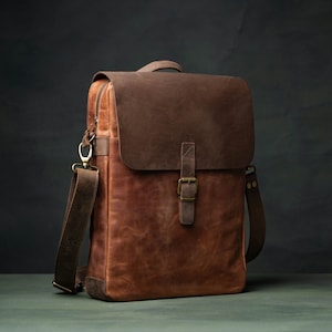 Leather Messenger Bag