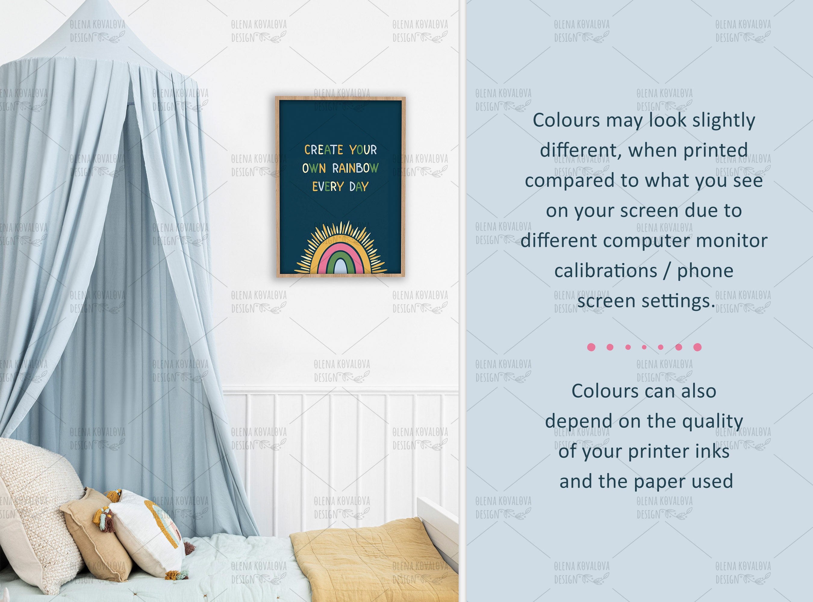 Motivational Positive Quote Print Bundle Wonderful World Any Room Decor ...