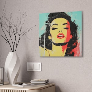 Vibrant Pop Art Canvas Print: Modern Home Statement Piece