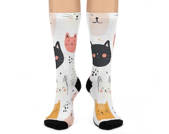 Calcetines con diseño de gato: un regalo acolchado para los amantes de los animales