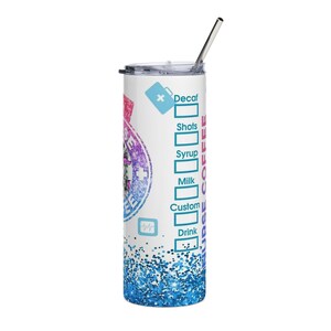Nurse Tumbler, Glittery Coffee Insulated Drinkware, Gift for Nurses, Personalized Travel Mug, Nurse Appreciation Gift