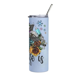 Stainless Steel Tumbler, Nurse Gift, Medical Professional Mug, RN Graduation Gift, Doctor Appreciation, Hospital Thank You Gift, Nursing