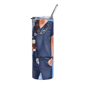 Nurse Stainless Steel Tumbler, 20oz - Gift for RN, Nurse Appreciation, Nursing Student, Nursing Graduation, Healthcare Worker Mug