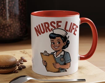 Nurse Life Kaffeebecher: Lustiges Geschenk für Pflegekräfte