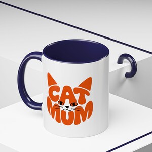 Cute Cat Mum Coffee Mug | Gift for Cat Lovers, Pet Mom Mug, Funny Cat Owner Gift, Feline Lover, Tea or Coffee Cup