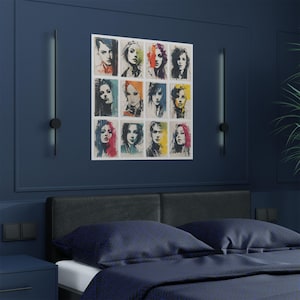 Pop Art Poster Print: Vibrant Retro Wall Decor, Satin Finish