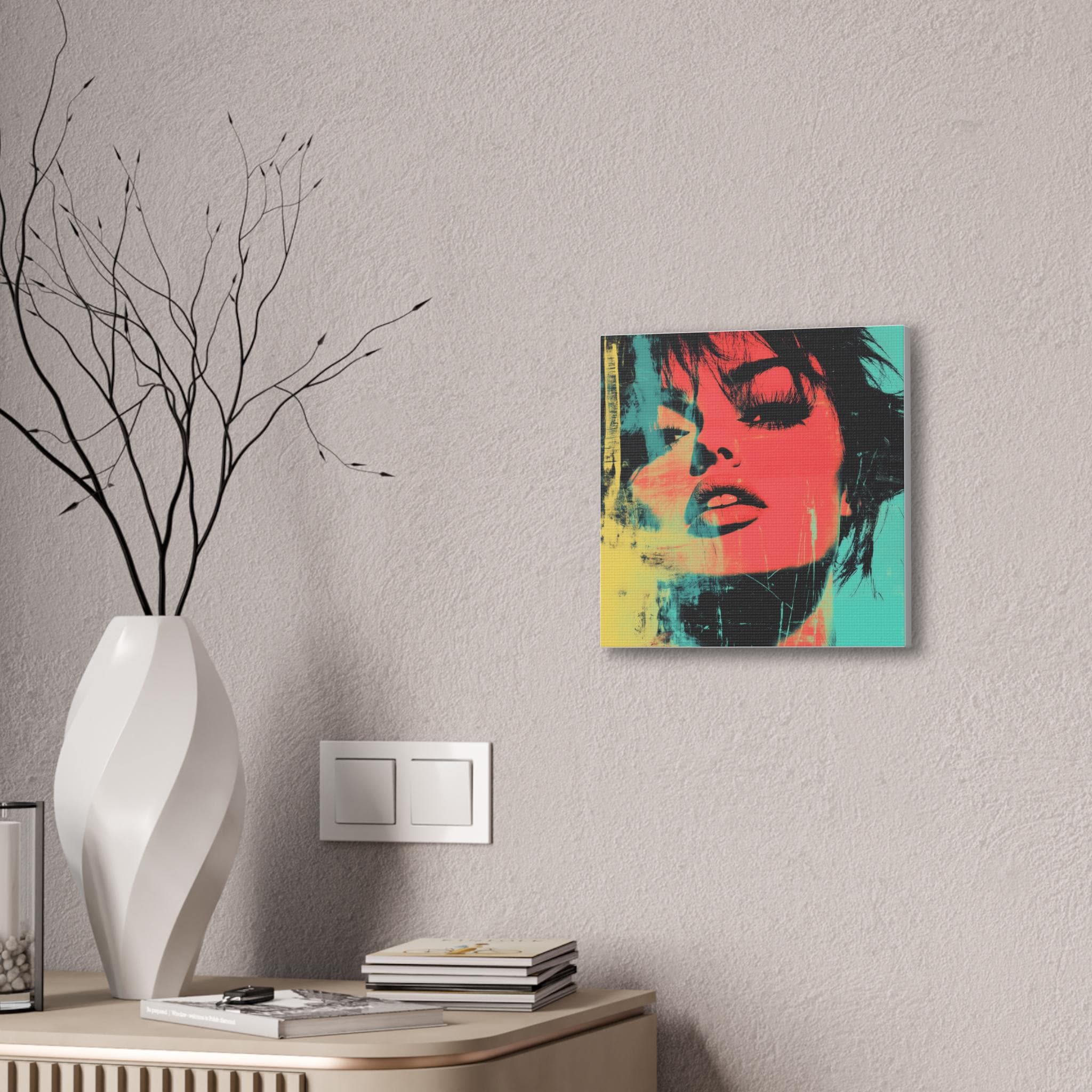 Vibrant Pop Art Canvas: Modern Colorful Home Decor - Etsy