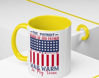 USA Flag Coffee Mug: Patriotic Gift for Veterans - Etsy