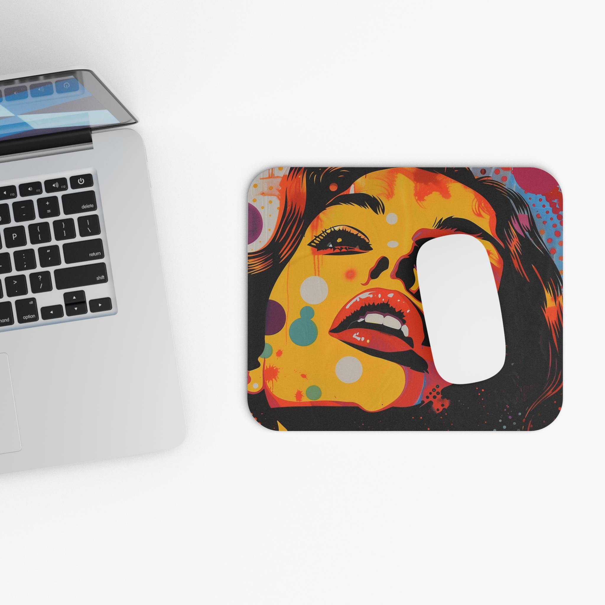 Tappetino per mouse personalizzato per computer, colorato, idea regalo