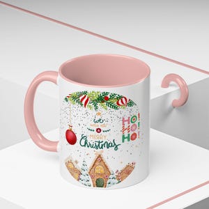 Festive Christmas Coffee Mug: Holiday Drinkware, Vibrant Ceramic
