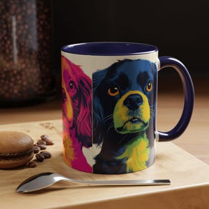 Cavalier King Charles Spaniel Dog Lovers Coffee Cup, King Charles Spaniel Gift, Spaniel Mug, Dog Mom Mug, Dog Dad Mug, Cute Dog Gift,